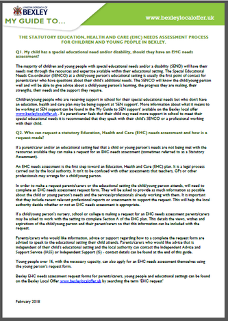 What is an Education Health and Care Plan (EHCP)?